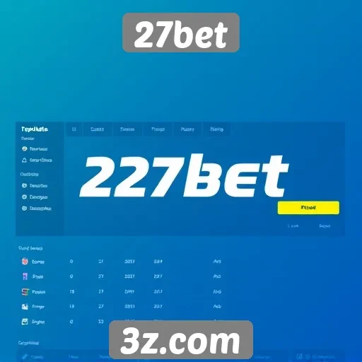 Análise da interface do usuário no site 27bet